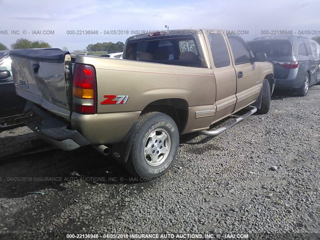 2GCEK19T9X1166275 - 1999 CHEVROLET SILVERADO K1500 GOLD photo 4