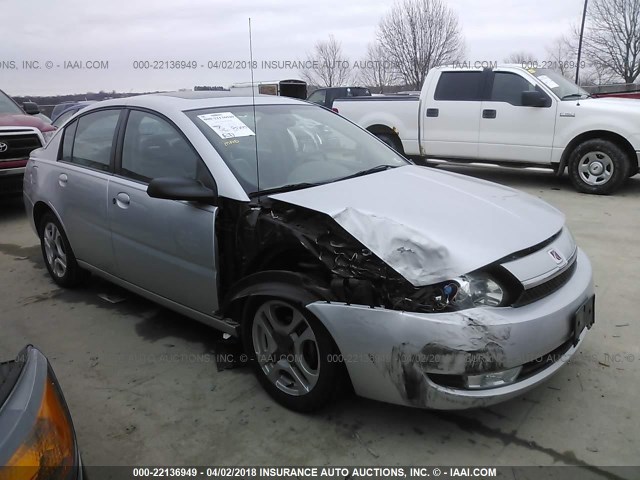 1G8AL52F14Z102459 - 2004 SATURN ION LEVEL 3 SILVER photo 1