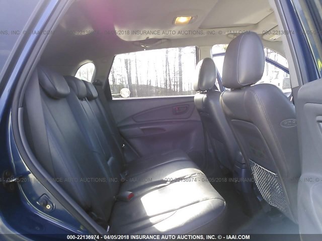 KM8JN12D55U194046 - 2005 HYUNDAI TUCSON GLS/LX BLUE photo 8