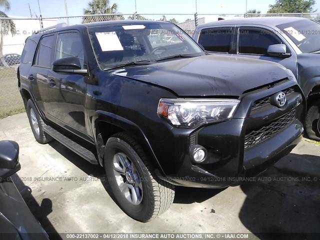 JTEBU5JR8H5433681 - 2017 TOYOTA 4RUNNER SR5 PREM/LTDL/TRAIL/TRD BLACK photo 1