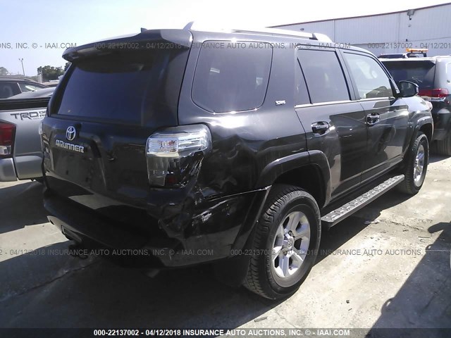 JTEBU5JR8H5433681 - 2017 TOYOTA 4RUNNER SR5 PREM/LTDL/TRAIL/TRD BLACK photo 4