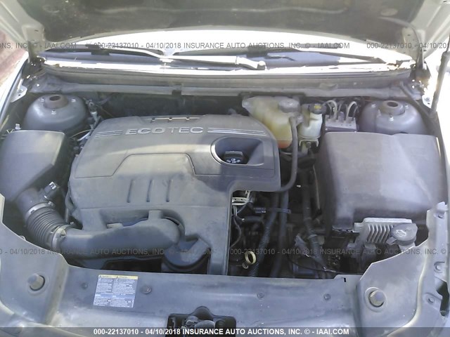 1G1ZG57B494234292 - 2009 CHEVROLET MALIBU LS ნაცრისფერი ფოტო 10