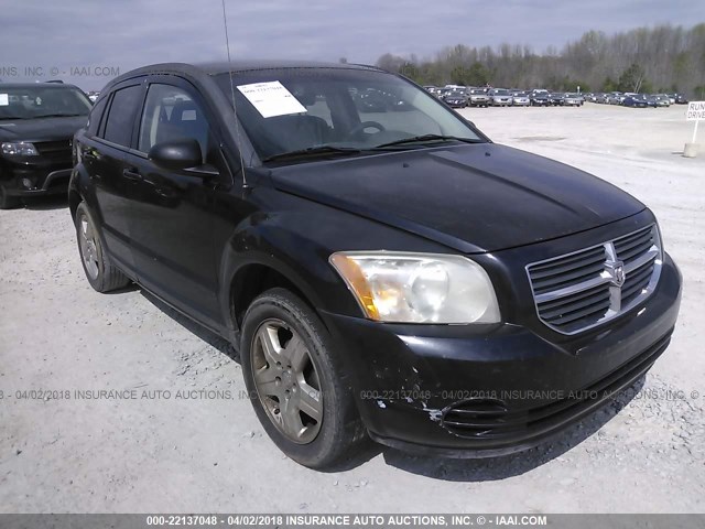 1B3HB48A69D206786 - 2009 DODGE CALIBER SXT BLACK photo 1