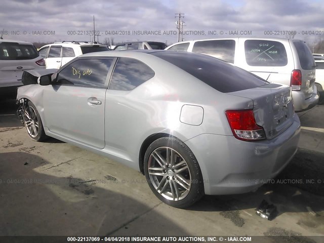 JTKJF5C70B3000566 - 2011 TOYOTA SCION TC 灰色 照片 3