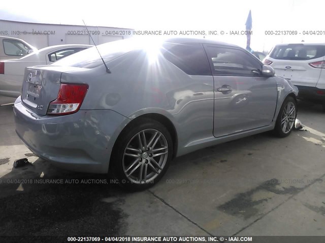 JTKJF5C70B3000566 - 2011 TOYOTA SCION TC 灰色 照片 4