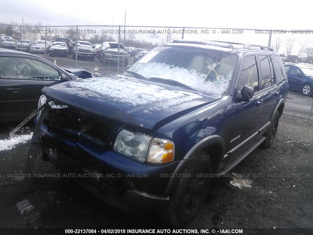 1FMZU73K24UB17624 - 2004 FORD EXPLORER XLT/XLT SPORT/NBX BLUE photo 2