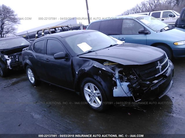 1B3CC5FB6AN235101 - 2010 DODGE AVENGER R/T BLACK photo 1