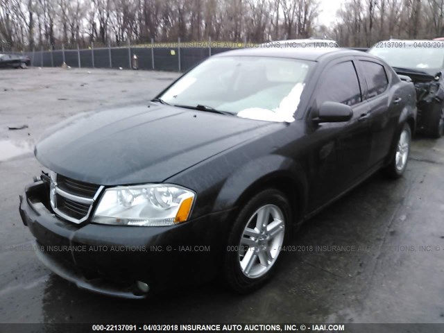 1B3CC5FB6AN235101 - 2010 DODGE AVENGER R/T BLACK photo 2