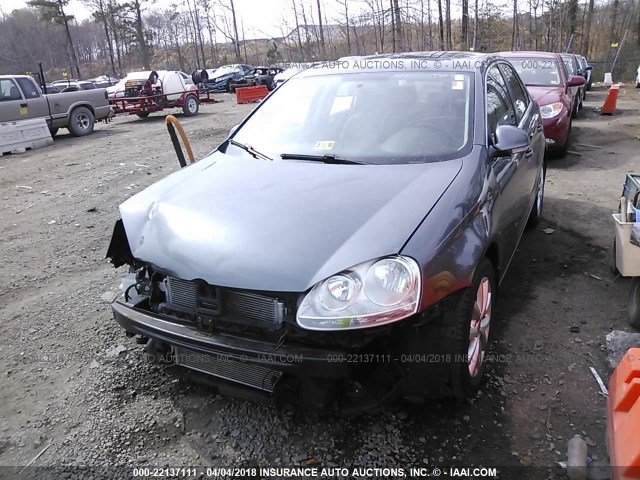 3VWRZ7AJ8AM055322 - 2010 VOLKSWAGEN JETTA SE/SEL GRAY photo 6