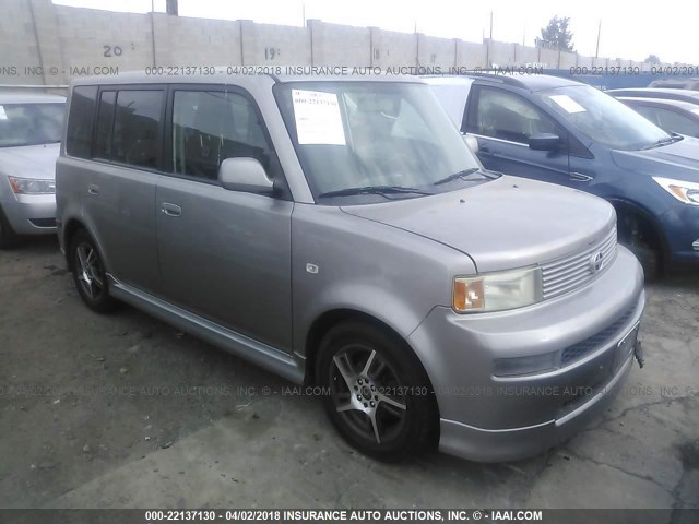 JTLKT324850216482 - 2005 TOYOTA SCION XB GRAY photo 1