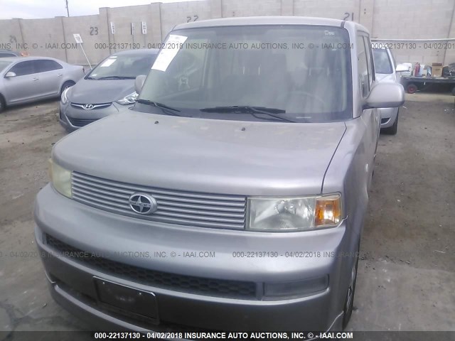 JTLKT324850216482 - 2005 TOYOTA SCION XB GRAY photo 6