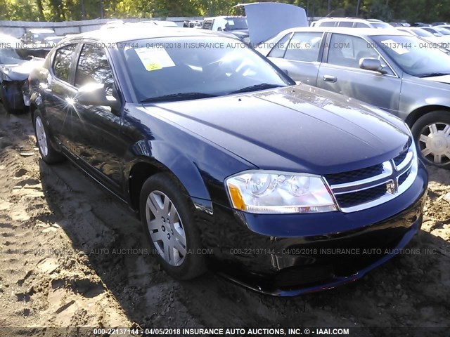 1B3BD4FB3BN515286 - 2011 DODGE AVENGER EXPRESS 黑色 照片 1