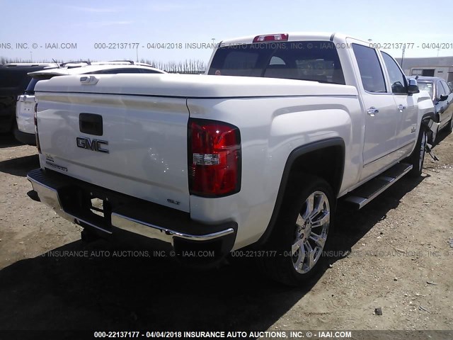 3GTP1VEC3FG311776 - 2015 GMC SIERRA C1500 SLT WHITE photo 4