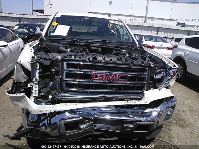 3GTP1VEC3FG311776 - 2015 GMC SIERRA C1500 SLT WHITE photo 6