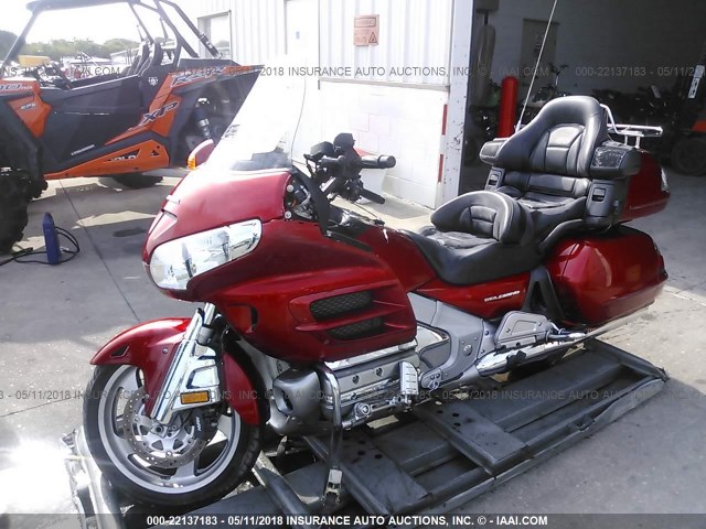 1HFSC47FX8A713839 - 2008 HONDA GL1800 RED photo 2