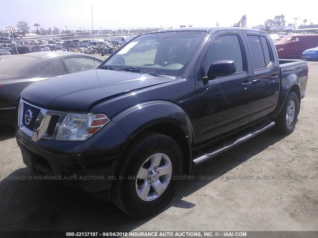 1N6AD0ER0CC400608 - 2012 NISSAN FRONTIER S/SV/SL/PRO-4X GRAY photo 2