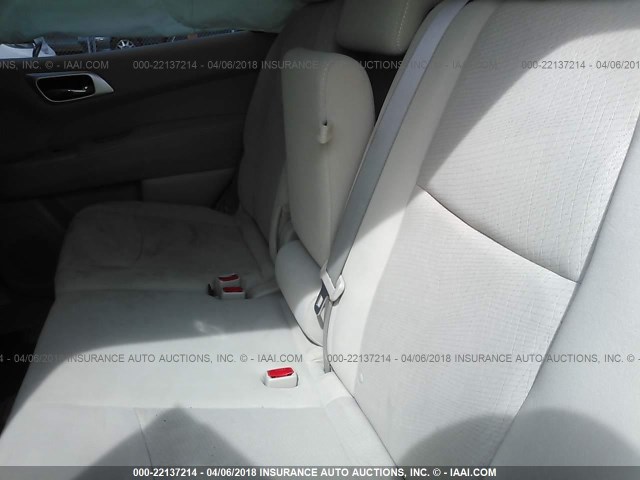 5N1AR2MN1DC666862 - 2013 NISSAN PATHFINDER S/SV/SL/PLATINUM 红色 照片 8