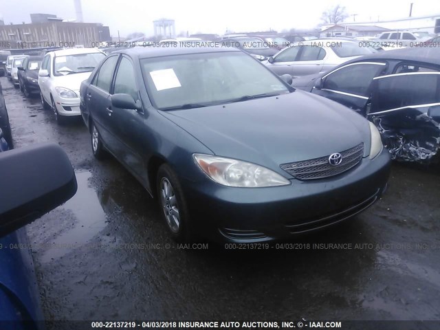 4T1BF32K62U519634 - 2002 TOYOTA CAMRY LE/XLE/SE Жасыл фото 1