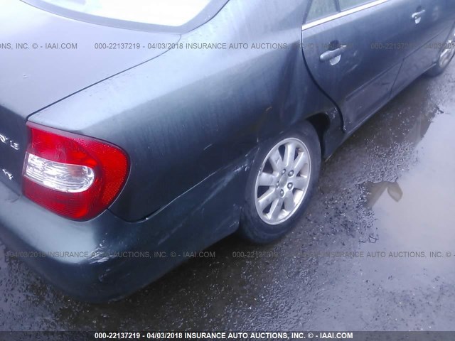 4T1BF32K62U519634 - 2002 TOYOTA CAMRY LE/XLE/SE Жасыл фото 6