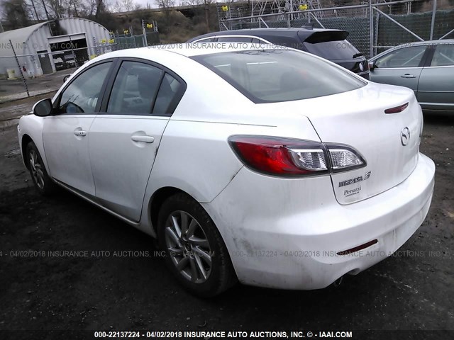 JM1BL1V82D1712711 - 2013 MAZDA 3 I WHITE photo 3