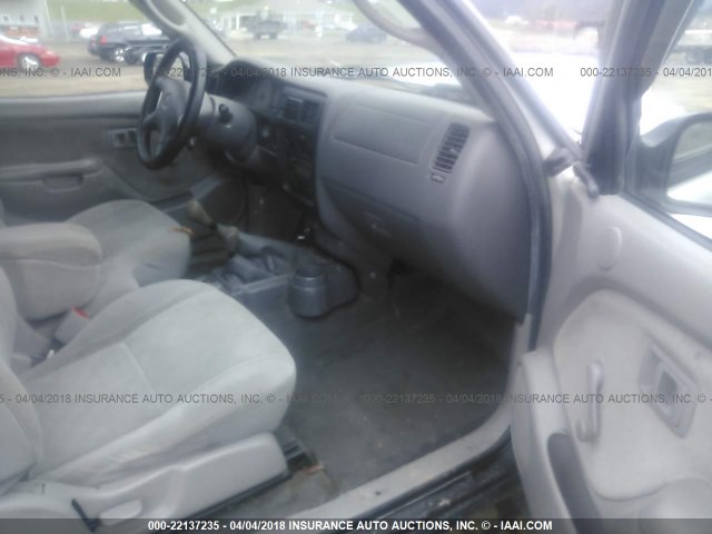 5TEWM72N03Z248298 - 2003 TOYOTA TACOMA XTRACAB SILVER photo 5