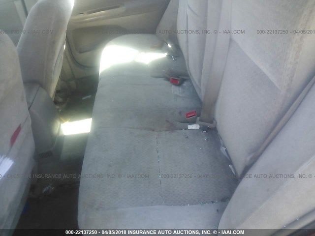 4T1BF32K22U007708 - 2002 TOYOTA CAMRY LE/XLE/SE მუქწითელი ფოტო 8