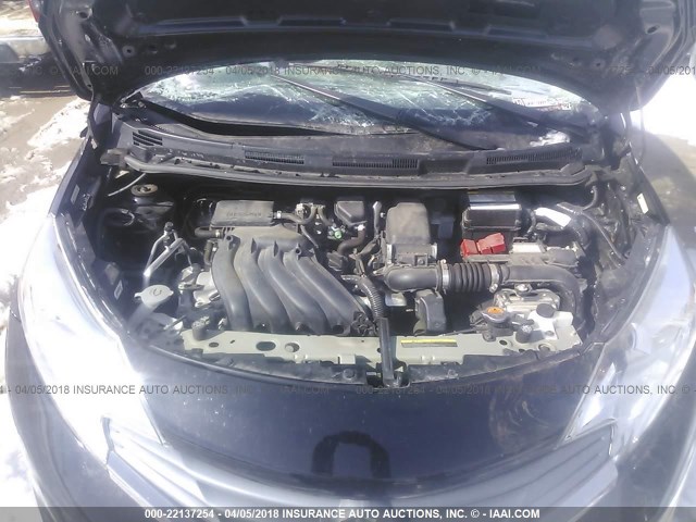 3N1CE2CP7FL435583 - 2015 NISSAN VERSA NOTE S/S PLUS/SV/SL/SR BLACK photo 10
