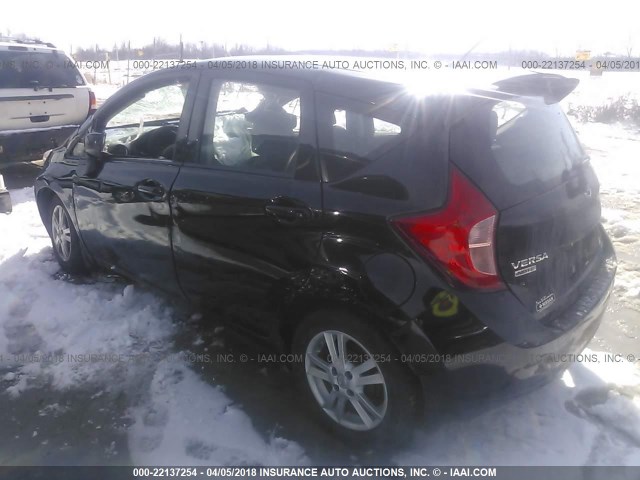 3N1CE2CP7FL435583 - 2015 NISSAN VERSA NOTE S/S PLUS/SV/SL/SR BLACK photo 3