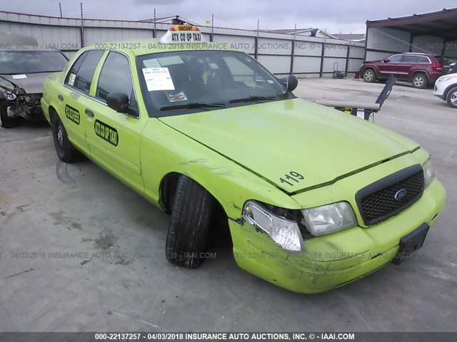 2FAHP71WX7X117158 - 2007 FORD CROWN VICTORIA POLICE INTERCEPTOR GREEN photo 1