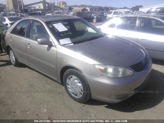 4T1BE32K22U589389 - 2002 TOYOTA CAMRY LE/XLE/SE 棕色 照片 1