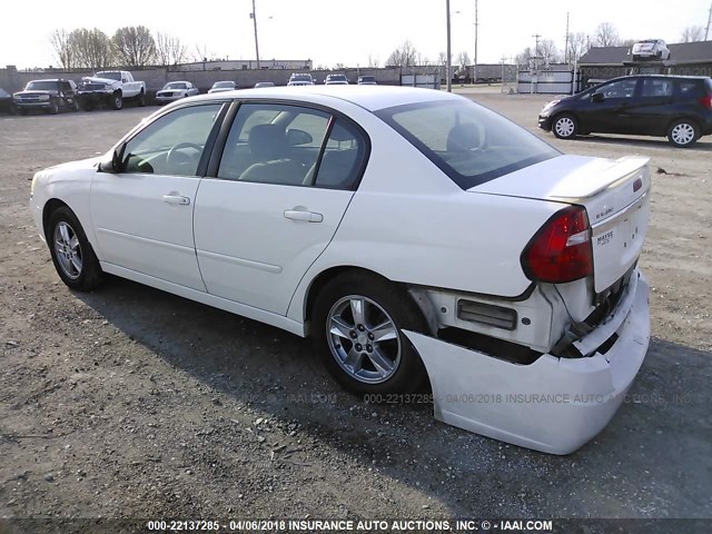1G1ZT54815F263574 - 2005 CHEVROLET MALIBU LS 白色 照片 3
