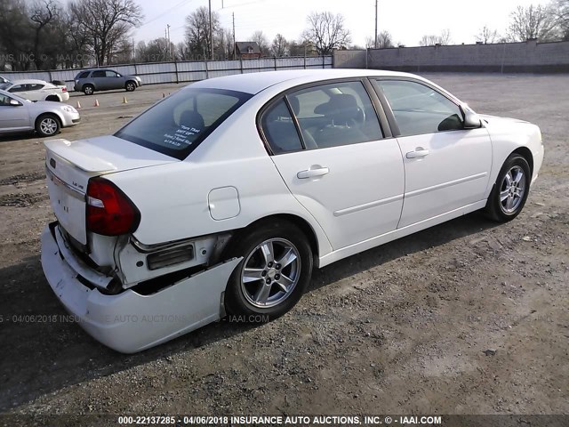 1G1ZT54815F263574 - 2005 CHEVROLET MALIBU LS 白色 照片 4