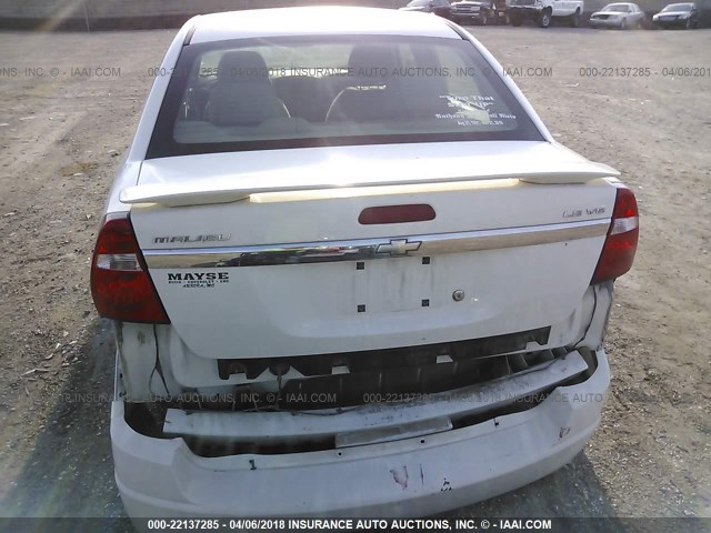 1G1ZT54815F263574 - 2005 CHEVROLET MALIBU LS 白色 照片 6