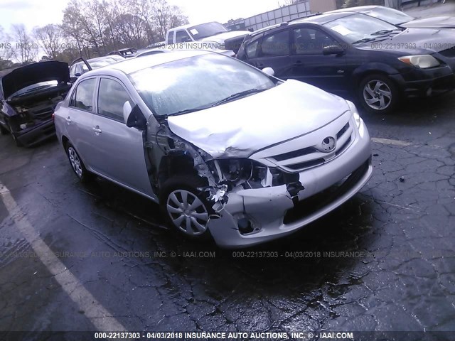 2T1BU4EE9CC886144 - 2012 TOYOTA COROLLA S/LE SILVER photo 1