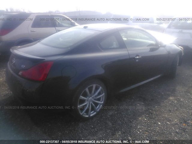 JNKCV64E59M602629 - 2009 INFINITI G37 JOURNEY/SPORT BLACK photo 4