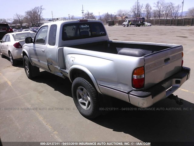 5TESN92N81Z829147 - 2001 TOYOTA TACOMA XTRACAB PRERUNNER ნაცრისფერი ფოტო 3