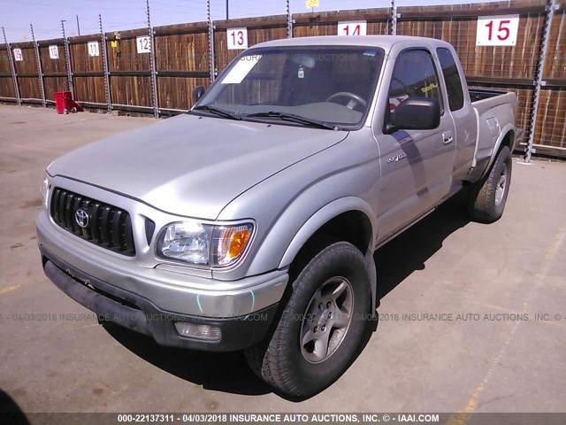 5TESN92N81Z829147 - 2001 TOYOTA TACOMA XTRACAB PRERUNNER ნაცრისფერი ფოტო 6