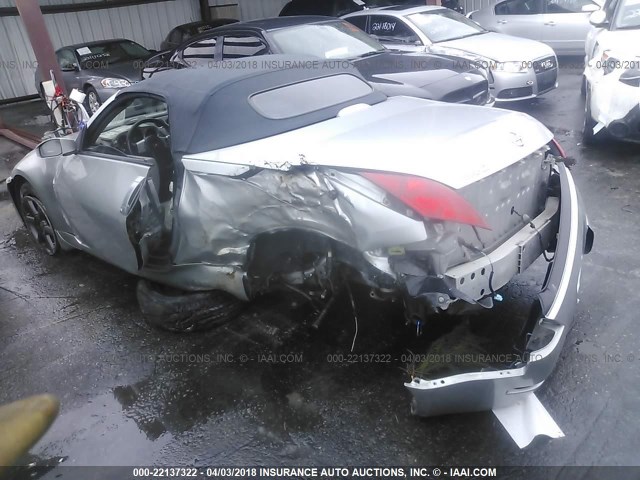 JN1AZ36A04M252585 - 2004 NISSAN 350Z ROADSTER SILVER photo 3