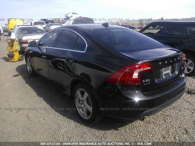 YV1622FS2C2024778 - 2012 VOLVO S60 T5 BLACK photo 3