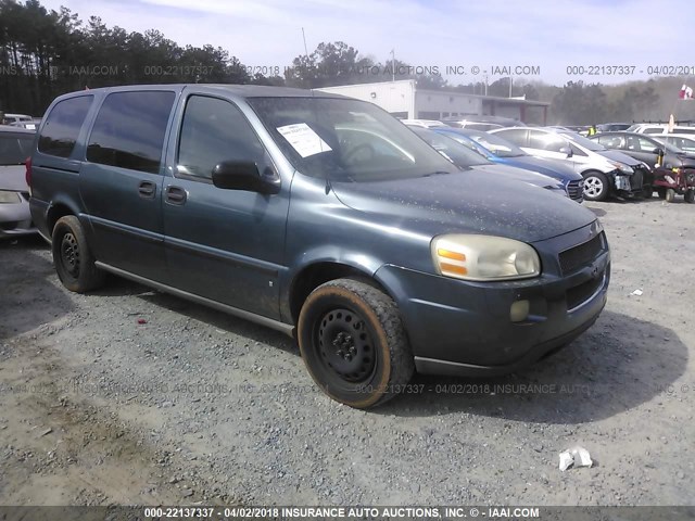 1GNDV23L06D195319 - 2006 CHEVROLET UPLANDER LS GREEN photo 1