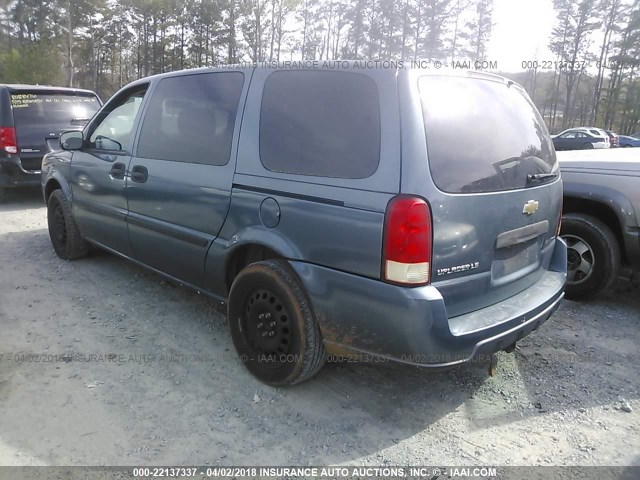 1GNDV23L06D195319 - 2006 CHEVROLET UPLANDER LS GREEN photo 3