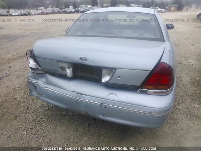 2FAFP74W23X157747 - 2003 FORD CROWN VICTORIA LX Light Blue photo 6