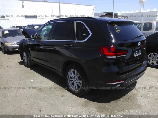 5UXKR2C54F0H35933 - 2015 BMW X5 SDRIVE35I BLACK photo 3