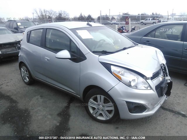 KL8CB6S97EC551496 - 2014 CHEVROLET SPARK LS SILVER photo 1