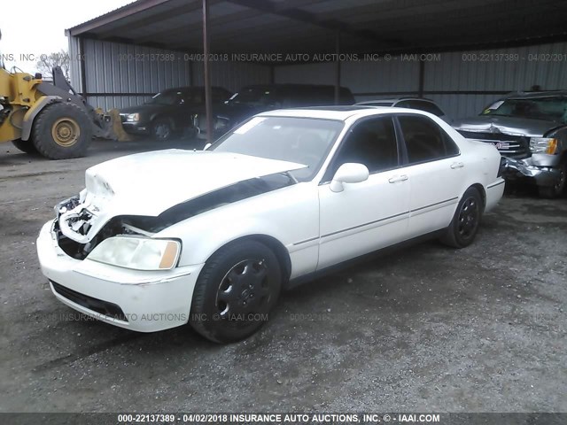 JH4KA9656YC003362 - 2000 ACURA 3.5RL WHITE photo 2