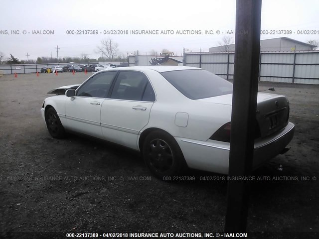 JH4KA9656YC003362 - 2000 ACURA 3.5RL WHITE photo 3