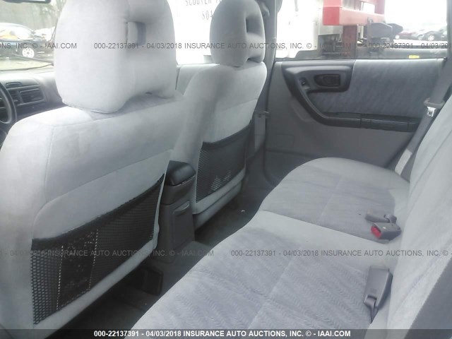 JF1SF65522H736575 - 2002 SUBARU FORESTER S Սպիտակ լուսանկար 8