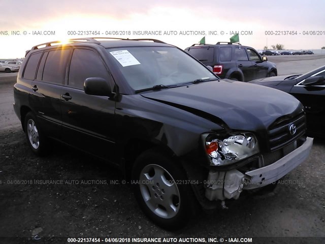 JTEDP21A270141366 - 2007 TOYOTA HIGHLANDER SPORT/LIMITED BLACK photo 1