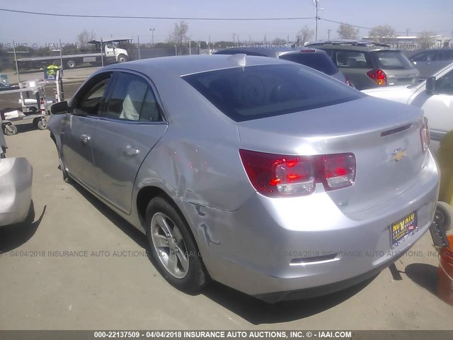 1G11C5SA6GF144196 - 2016 CHEVROLET MALIBU LIMITED LT SILVER photo 3