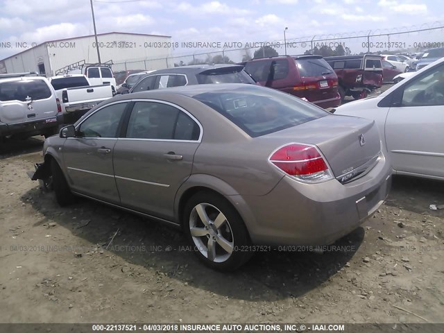 1G8ZS57N47F316342 - 2007 SATURN AURA XE GOLD photo 3